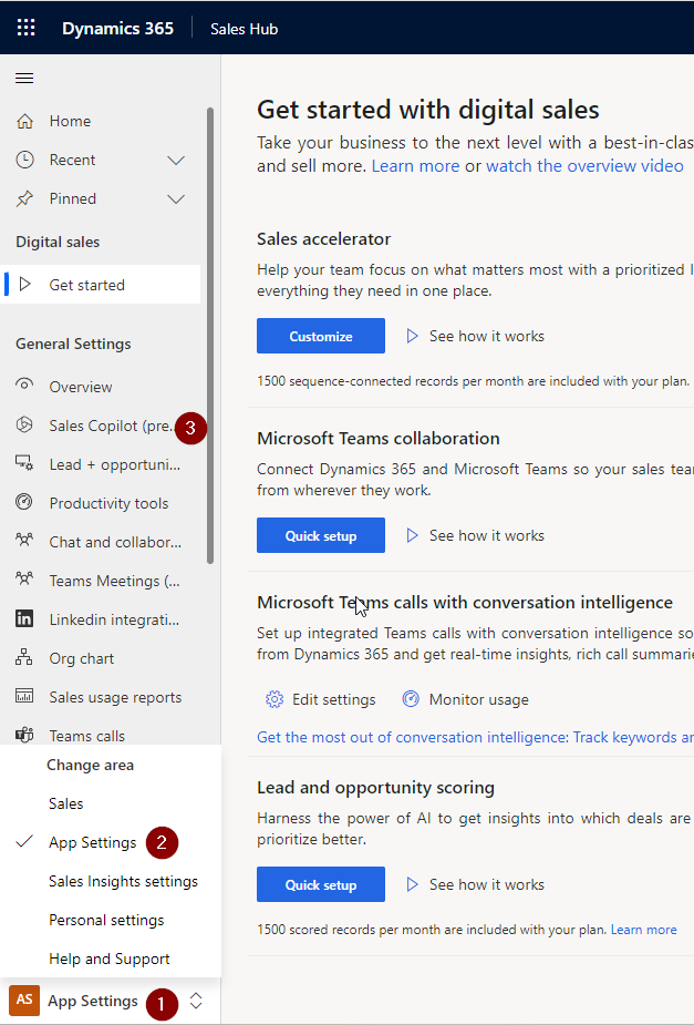 Disable Sales Copilot Preview for Dynamics 365 – Microsoft Dynamics 365 ...